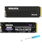 Amazon | Ediloca EN760 SSD ヒートシンク付き 500GB PCIe Gen4x4 NVMe