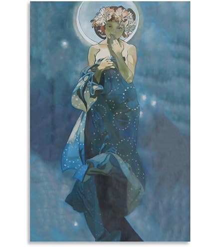 Amazon.co.jp: アルフォンス・ミュシャ『音楽』(連作《四芸術》より