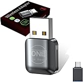 【公式】OneCarStereo Mini 2026 ワイヤレス 2in1 CarPlay & Android Auto アダプター｜有線接続を無線化アダプター｜新型ミニUSBカーアダプター 純正有線カープレイ/Android Auto対応｜自動接続