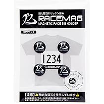 Amazon.co.jp: RACE MAG マグネット式ゼッケン留め コアブラック : 車