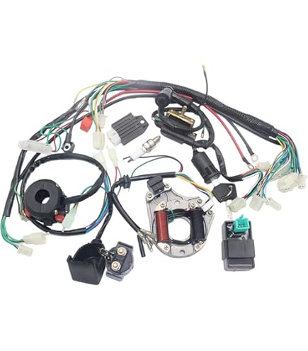 ATVバギー用 ５０ｃｃエンジン 配線セット Amazon.co.jp: PHOENIX メインハーネス 電装部品 キット ATV バギー