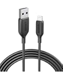 Anker iPhone 充電ケーブル PowerLine III ライトニングUSBケーブル Apple MFi認証取得 iPhone/iPad/iPod/AirPods 各種対応 超高耐久 極細 お手入れ簡単 (1.8m ブラック)