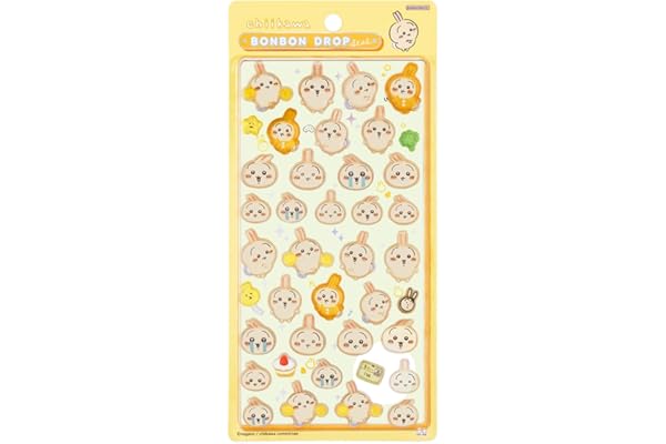 サンスター文具(Sun-Star Stationery) ちいかわ グッズ ボンボンドロップシール うさぎ S8542910