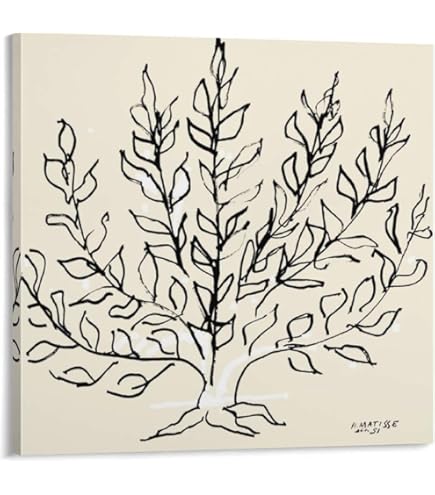 低木 1951年　リプロダクション アンリ マティス アートポスター アートポスター Henri Matisse「低木」｜北欧・ヴィンテージ