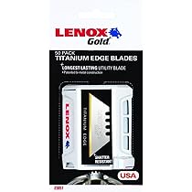 Amazon | LENOX (レノックス) ユーティリティーナイフブレード Amazon | LENOX (レノックス) ユーティリティーナイフブレード