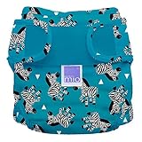 Bambino Mio Miosoft Cloth Diaper Cover Zebra Crossing Size 1 [並行輸入品]