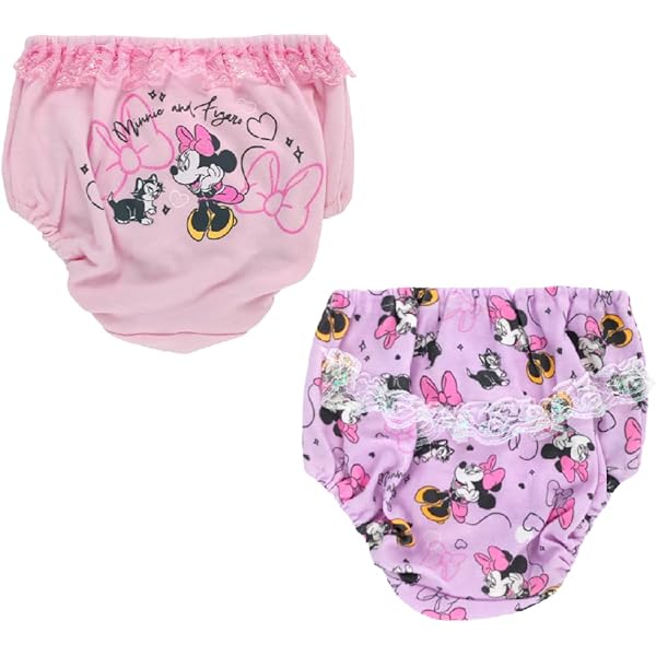 Disney　ディズニー　ミニーマウス　女の子　パンツ　ショーツ7枚セット　並行輸入品 (2T/3T) Amazon.co.jp: Disney ディズニー ミニーマウス 女の子 パンツ
