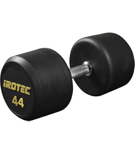 Amazon | IROTEC(アイロテック) ジム ダンベル 46KG（オールラバー