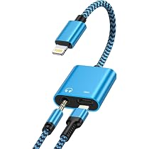 Amazon.co.jp: Haoano 2in1 iPhone イヤホン変換アダプタ 2イン1 音楽+