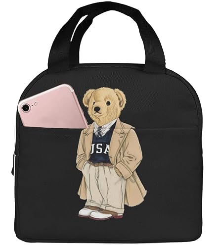 Amazon.co.jp: くま ポロベアー Bear Polo Bear 弁当バッグ お