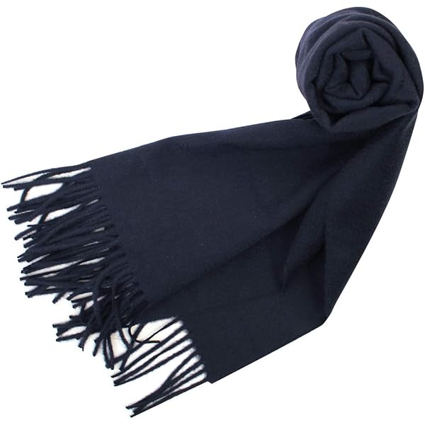 1815 ジョンストンズオブエルガン 大判ストール カシミヤ100%ブラック