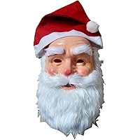 Amazon.co.jp: サンタ 髭 サンタ ひげ サンタクロースの白いひげ