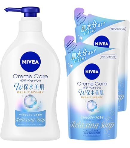 NIVEA Creme Care ボディウォッシュ 480ml【9本セット】 Amazon | 【ケース販売】9個入 ニベアクリームケア ボディウォッシュ
