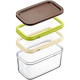 ヨシカワ バターケース 200・450gバター兼用 バターカッター 日本製 200gは約5gに・450gは約10gにカット 切ってそのまま保存 ホームベーカリー倶楽部 SJ2088