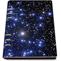 Amazon | ルーズリーフノート バインダーノート 星空 銀河 宇宙
