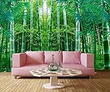Fresh green bamboo forest 3d壁紙ホテルレストランリビングルームテレビソファ壁ベッドルームキッチンLarge壁画PapelデParede 3Ds473464