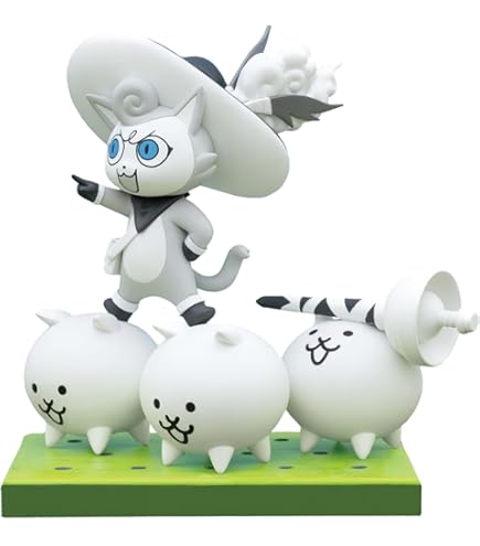 Amazon | にゃんこ*大戦争 フィギュア 巫女姫ミタマ にゃんこ軍団出陣