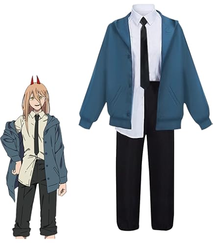 Amazon.co.jp: Plazhen パワー チェンソーマン パワー コスプレ衣装