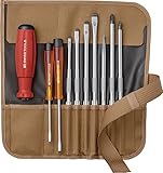 PB SWISS TOOLS 8218TO 差替式ドライバーセット 9本組 ブラウン