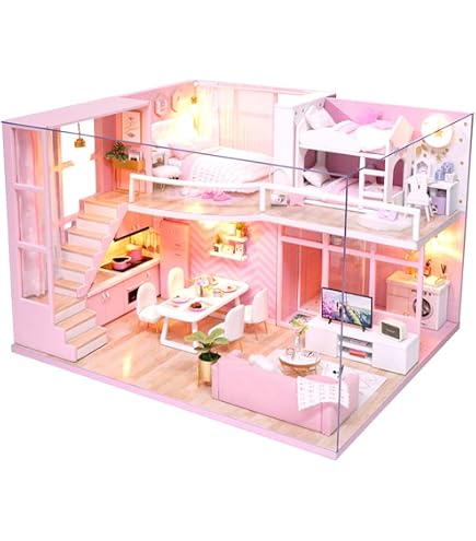 Amazon.co.jp: (t-FREAK) 1:32 ドールハウス 4種セット 手作りキット
