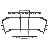 カーメイト(Carmate) inno(イノー) 【8本積み可能】 クランプ式 ワイド ロッドホルダー ブラック 日本製 車載 釣り竿 ホルダー フィッシング バス トラウト シーバス オフショア フライロッド 積載可能 天井 収納 車内収納 キャリア IF28BK