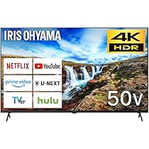 アイリスオーヤマ50V型 4K液晶 テレビ 2023年製　IRIS OHYAMA Amazon.co.jp: アイリスオーヤマ テレビ 50V型 4K Google TV LT