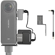 Amazon.co.jp: Insta360 X4/ONE X3/ONE X2 対応 アダプターマイク 