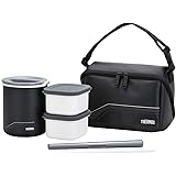THERMOS 保温弁当箱 1合 ブラック DBQ-501 BK