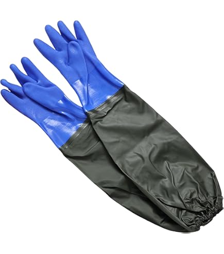 (未使用･未開封品)　シンガー 天然ゴム 厚手手袋 スーパーロング(1双) L / 2-7546-01 og8985z シンガー天然ゴム厚手手袋スーパーロング｜天然ゴムラテックス