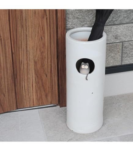 陶器傘立て 窓うさぎ傘立 ウサギ傘立て かわいい 信楽焼 丸伊製陶 2-2932 陶器傘立て 窓うさぎ傘立 信楽焼 丸伊製陶 傘約6本収納可能