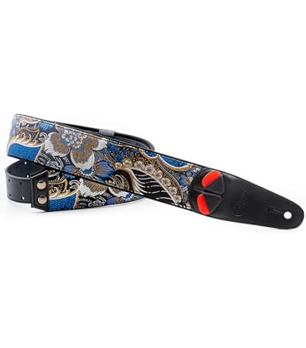 Amazon.co.jp: RightOn! STRAPS ギターストラップ 幅 6cm、長さ 95