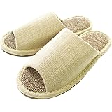 [アスペルシオ] カジュアル 前開き スリッパ