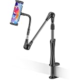 スマホアームスタンド スマホスタンド タブレット 兼用 360°回転可能 寝ながら スマホアーム フレキシブルアーム付き スマホホルダー アームスタンド スマホアーム 俯瞰撮影 土台 強化 安定 床置き ベッド 卓上 デスク ソファ iPhone i