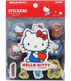 ハローキティ キャラクターシール 4シートセット Amazon.co.jp: ハローキティ[シールシート]4サイズステッカー