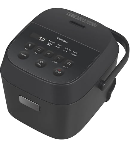 Amazon | 東芝 RC-5MFM K 小釜（1L未満） | 東芝(TOSHIBA) | 炊飯器 通販