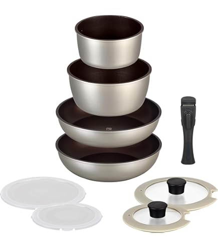 Amazon｜パール金属 フライパン 鍋 5点セット IH対応 マーブルコート