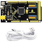 KEYESTUDIO 5V Mega 2560 R3 Plus マイコン ボード + Type-C USB ケーブル スターターキット for Arduino アルドゥイーノ アルデュイーノ アルディーノ，1.5A出力