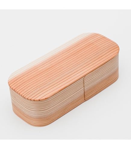 Amazon｜秋田大館 りょうび庵 無塗装 曲げわっぱ こばん弁当（中