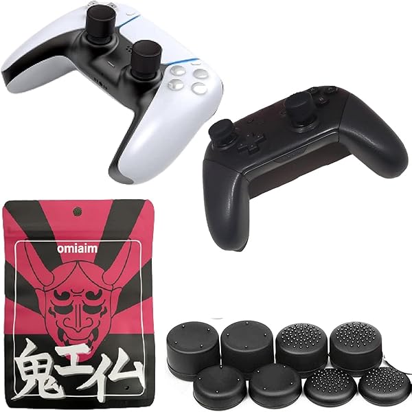 鬼エイム フリーク fps PS4 PS5 SWITCH Xbox FPS コントローラー エイム 向上 4種類×2セット - 1