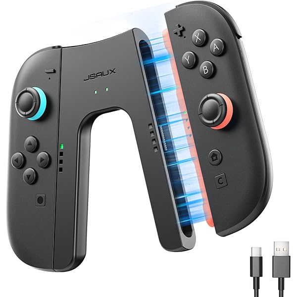 Amazon.co.jp: L'QECTED Joy-Con 用 充電グリップ プレイし