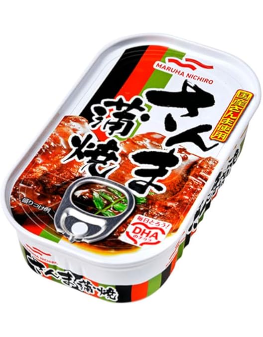 Amazon | マルハ さんま蒲焼 100g 3缶 | マルハ | 魚介の缶詰・瓶詰 通販