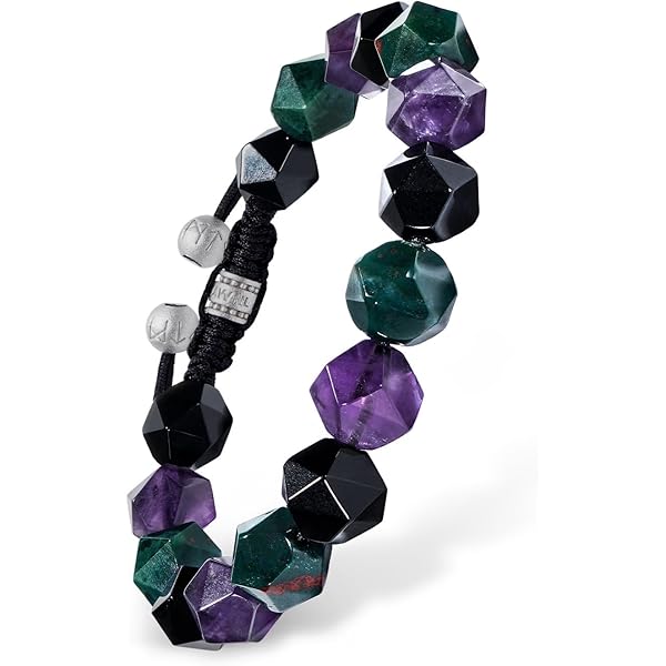 Amazon.co.jp: [AWNL] メンズフラットビーズブレスレット 925