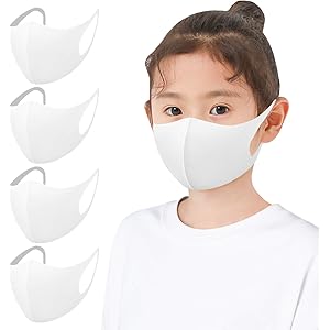 【Amazon限定ブランド】マスク ひんやり 4枚組 男女兼用 フィット感 耳が痛くなりにくい 呼吸しやすい 伸縮性抜群…