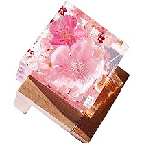 Amazon｜彩香 クリスタルハーバリウム ライトピンク 桜 割れても安心の