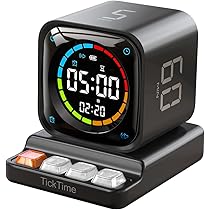 TickTime タイマー 未開封　白 倒すだけの簡単六角形タイマーTickTimeを開封レビュー【使い方も説明】