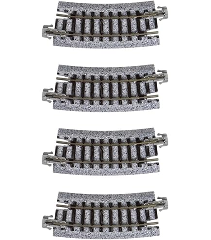 Amazon | KATO Nゲージ 曲線線路 R249-15° 4本入 20-101 鉄道模型用品