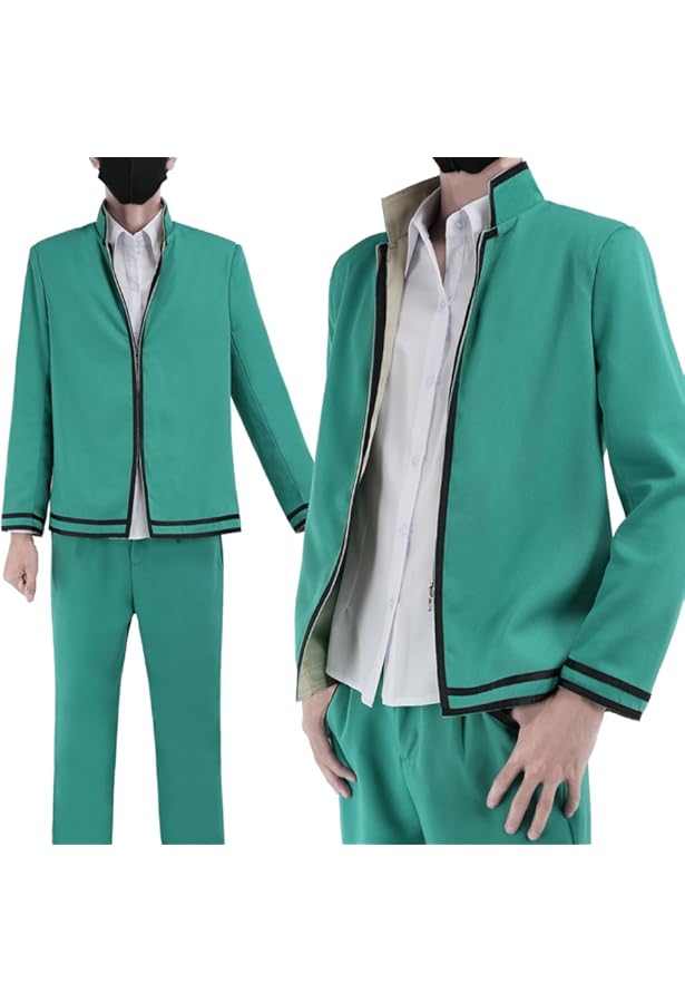 Amazon.co.jp: 斉木楠雄 コスプレ コスプレ衣装 制服 セット