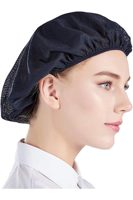 Dingtuo Mesh Chef Hat Catering Hair Net 