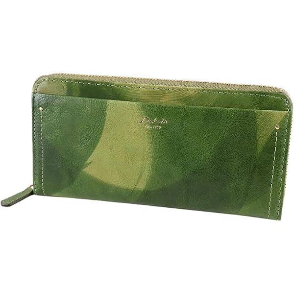 Amazon | [ダコタ] 長財布 ラウンドファスナー レディース グリーン DA