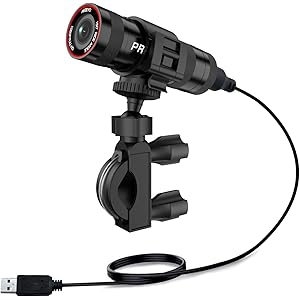 AKEEYO ドライブレコーダー 自転車 バイク 二輪車 ドラレコ 全体防水 常時録画 ループ録画 緊急録画 アクションカメラモード切替 200万画素 Full HD 1080P 120度広角度 取扱簡単 2019最新版 32GB micro SDカード同梱AKY-610S